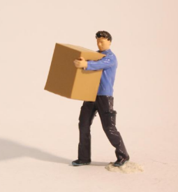 1:64 Material Handling Workers Miniature Diorama Series