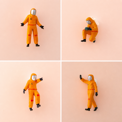 1:64 Environmental Inspection Miniature Figure Series - Environmental Inspection Complete Figure Set
