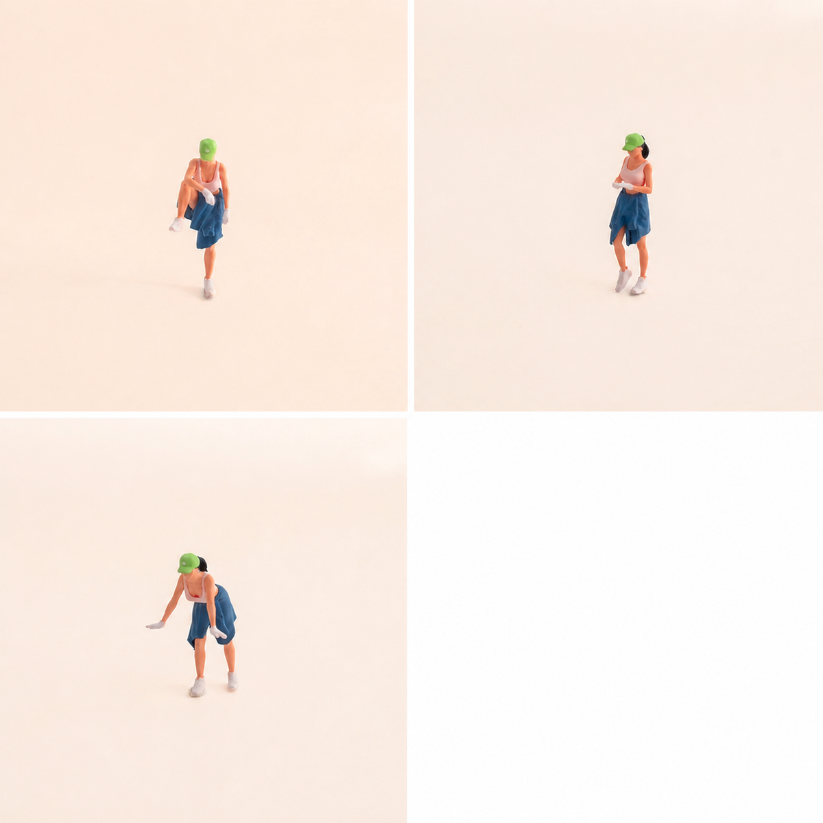 1:64 Repair Technicians Miniature Figure Series - Female Repair Technicians Complete Figure Set