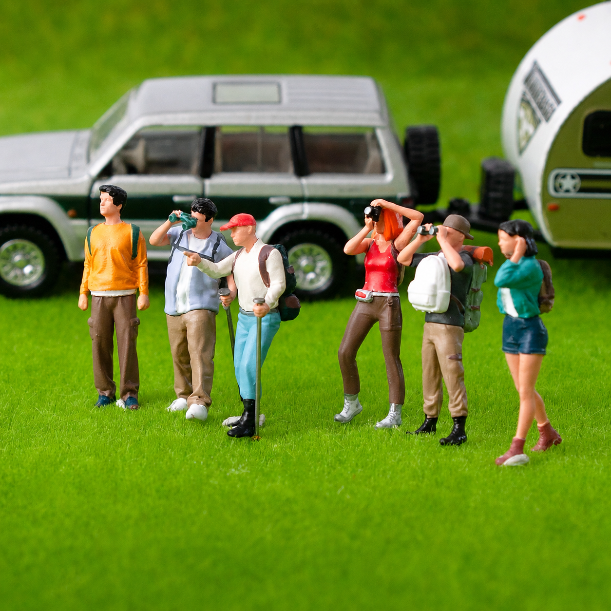 1:64 Hiking & Outdoor Adventure Miniature Figure Series - series gallery image
