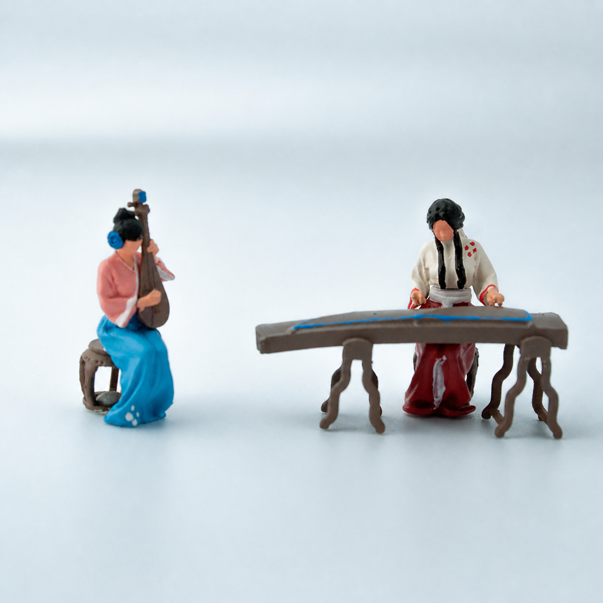 1:64 Traditional Chinese Music Miniature Diorama Series - Traditional Chinese Music Ensemble Complete Diorama Set