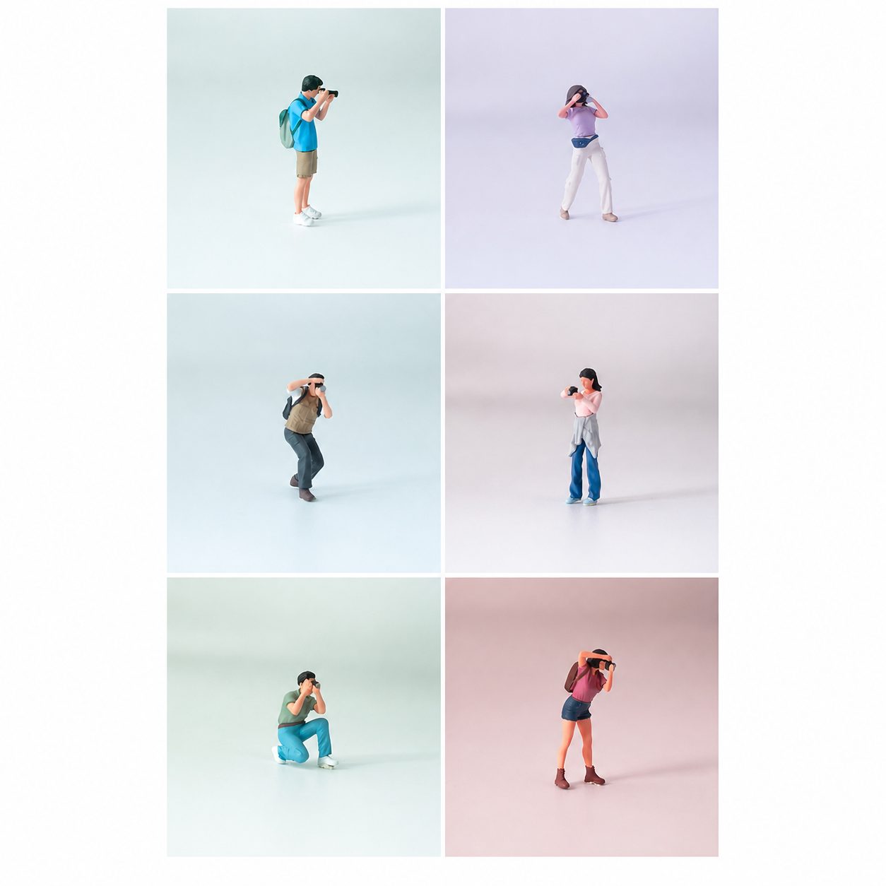 1:64 Photography Enthusiasts Miniature Figure Series - series gallery image