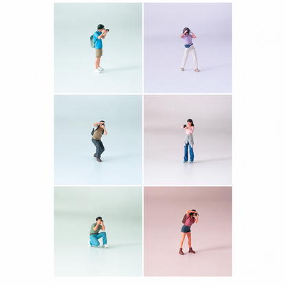 1:64 Photography Enthusiasts Miniature Figure Series - series gallery image