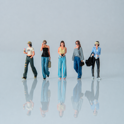 1:64 Street Style Miniature Figure Series - Street Style Figure Set A