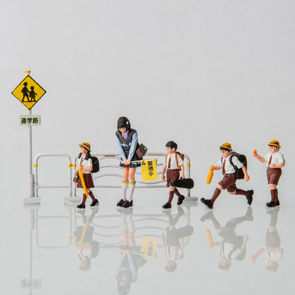 1:64 Japanese Elementary School Students S2 Miniature Diorama Series - Japanese Elementary School Students S2 Complete Diorama Set
