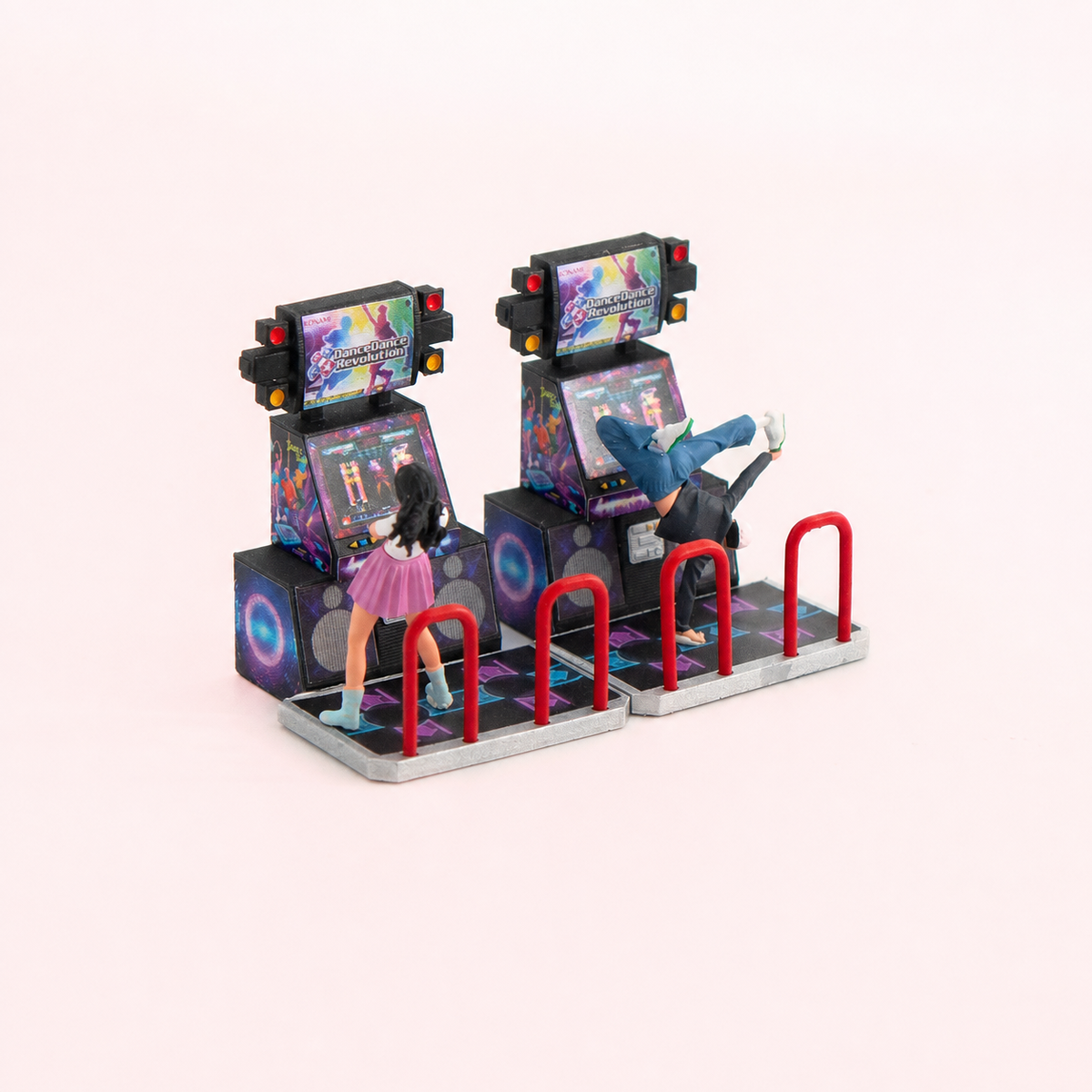 1:64 Dance Arcade Miniature Diorama Series - Dance Arcade Machine Series Complete Diorama Set