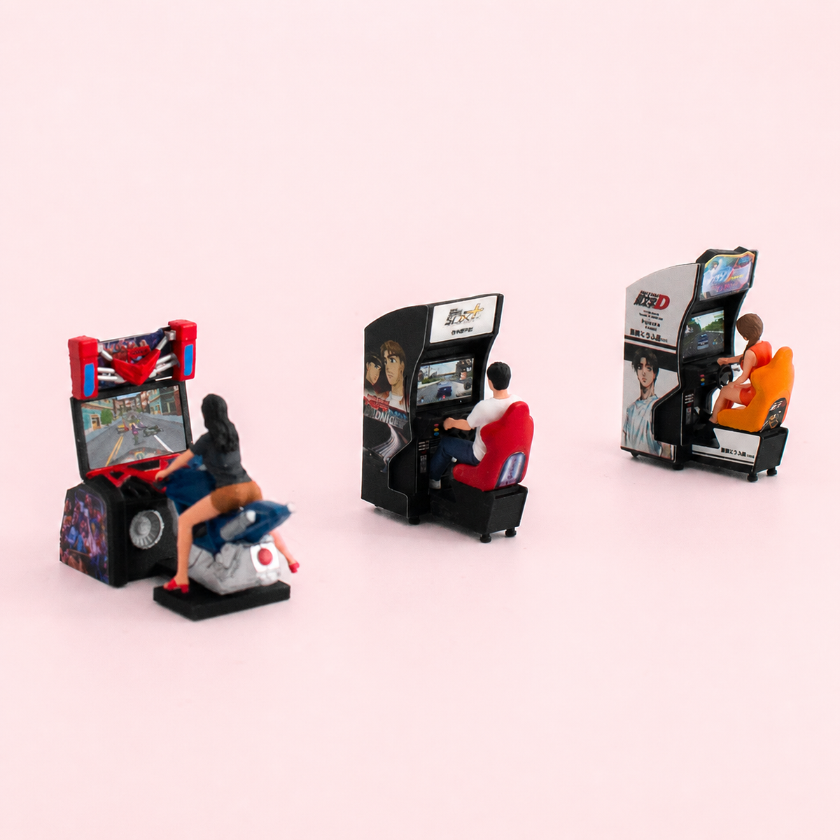 1:64 Racing Arcade Miniature Diorama Series - Racing Arcade Complete Diorama Set