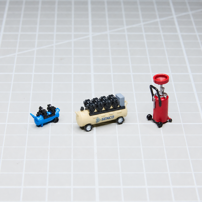 1:64 Auto Repair Shop Miniature Diorama Prop Series D - series gallery image