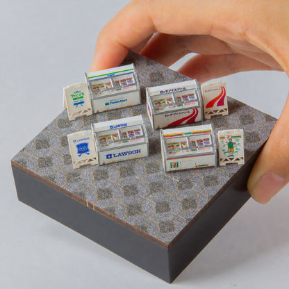 1:64 Convenience Store Freezer S1 Miniature Diorama Prop Series - Convenience Store Freezer S1 Complete Prop Set