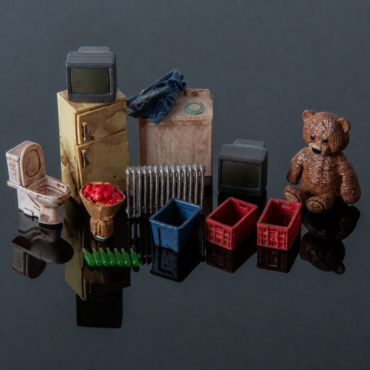 1:64 Trash Pile & Street Clutter Miniature Diorama Prop Series - additional product image 2