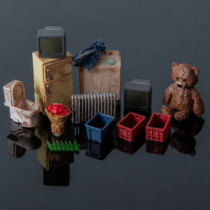 1:64 Trash Pile & Street Clutter Miniature Diorama Prop Series - additional product image 2