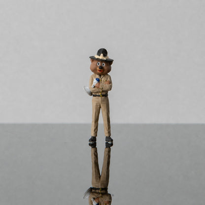 1:64 Florida Highway Patrol (FHP) S2 Motorcycle Unit Miniature Diorama Series - FHP S2 Trooper Bear Figure