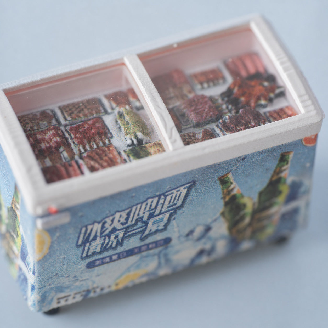 1:64 Chinese Night Market C4 Hao Zai Lai BBQ Stall Diorama Prop - additional product image 4