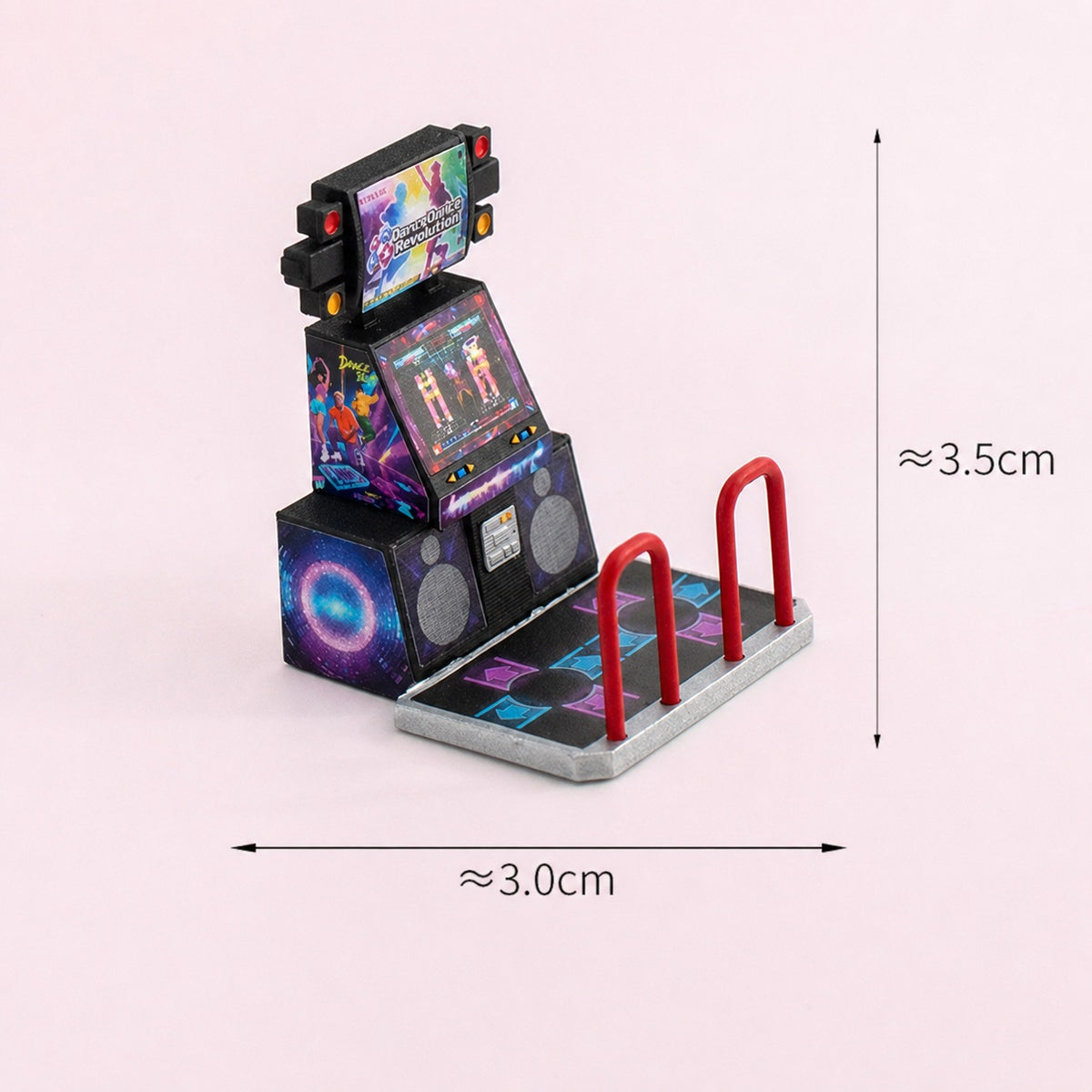 1:64 Dance Arcade Miniature Diorama Series - Dance Arcade Machine Diorama Prop