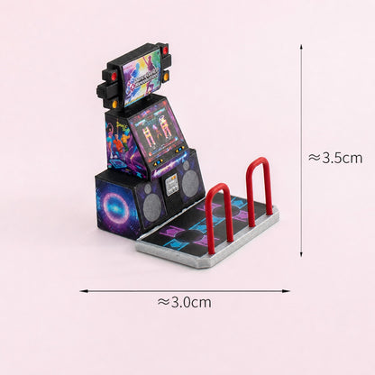 1:64 Dance Arcade Miniature Diorama Series - Dance Arcade Machine Diorama Prop