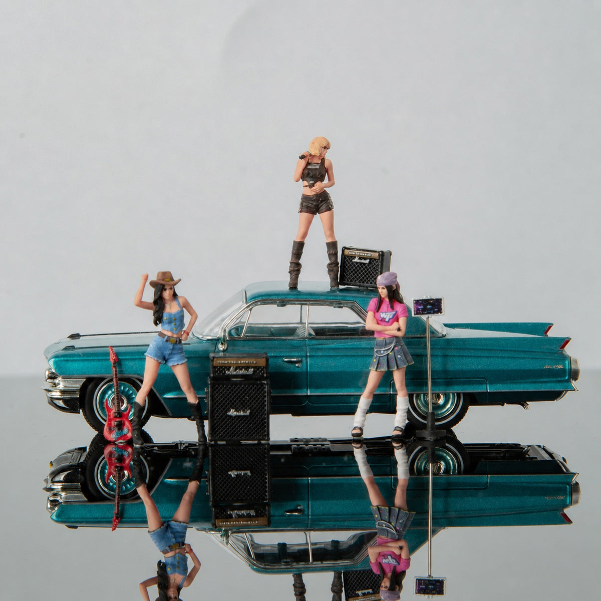 1:64 Street Livestream Girl Group Miniature Diorama Series - additional product image 9