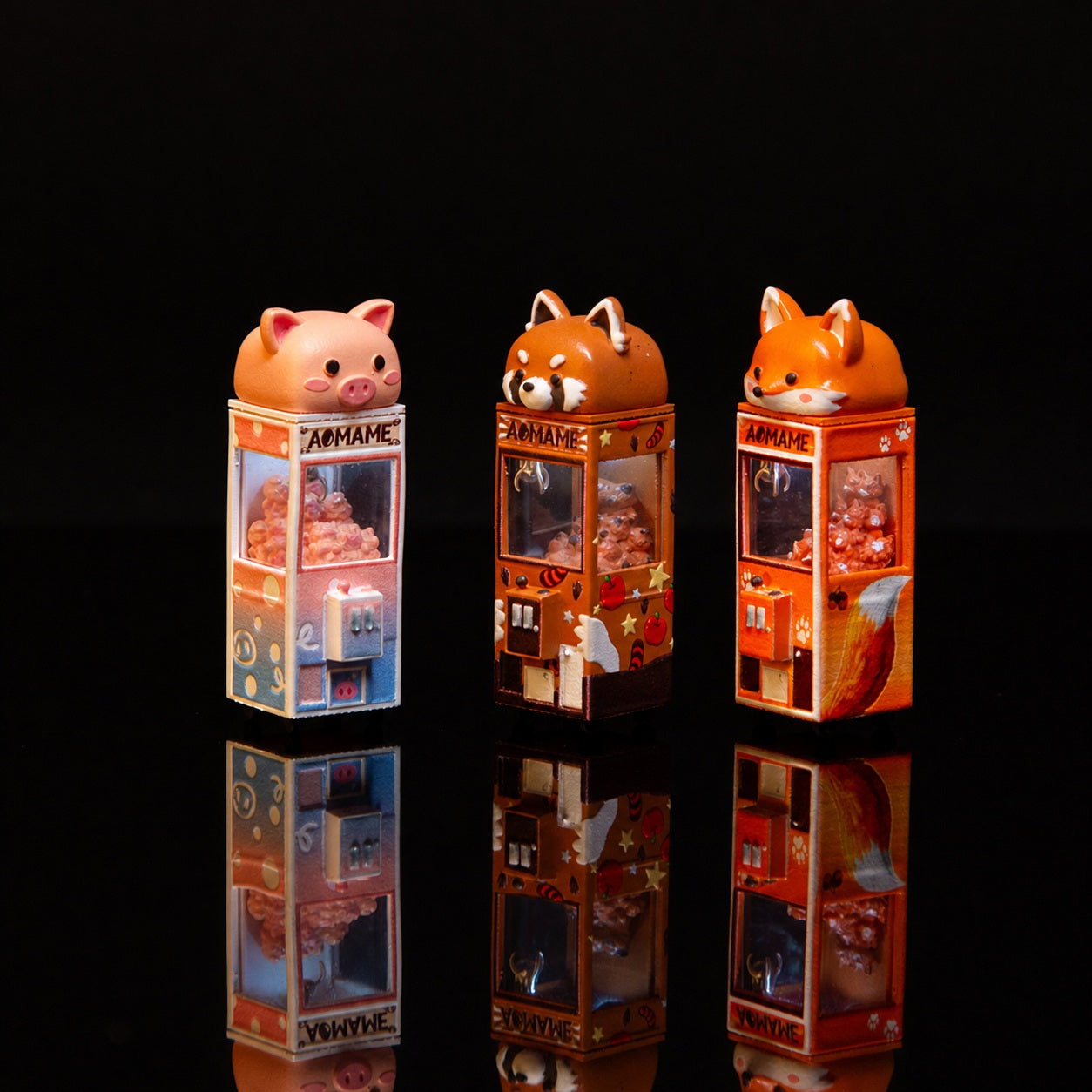1:64 Qingdou Animal Claw Machine Miniature Diorama Series - Qingdou Animal Claw Machine A Diorama Prop