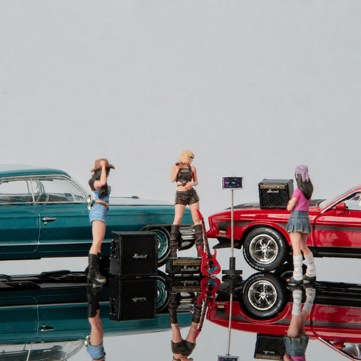 1:64 Street Livestream Girl Group Miniature Diorama Series - additional product image 8