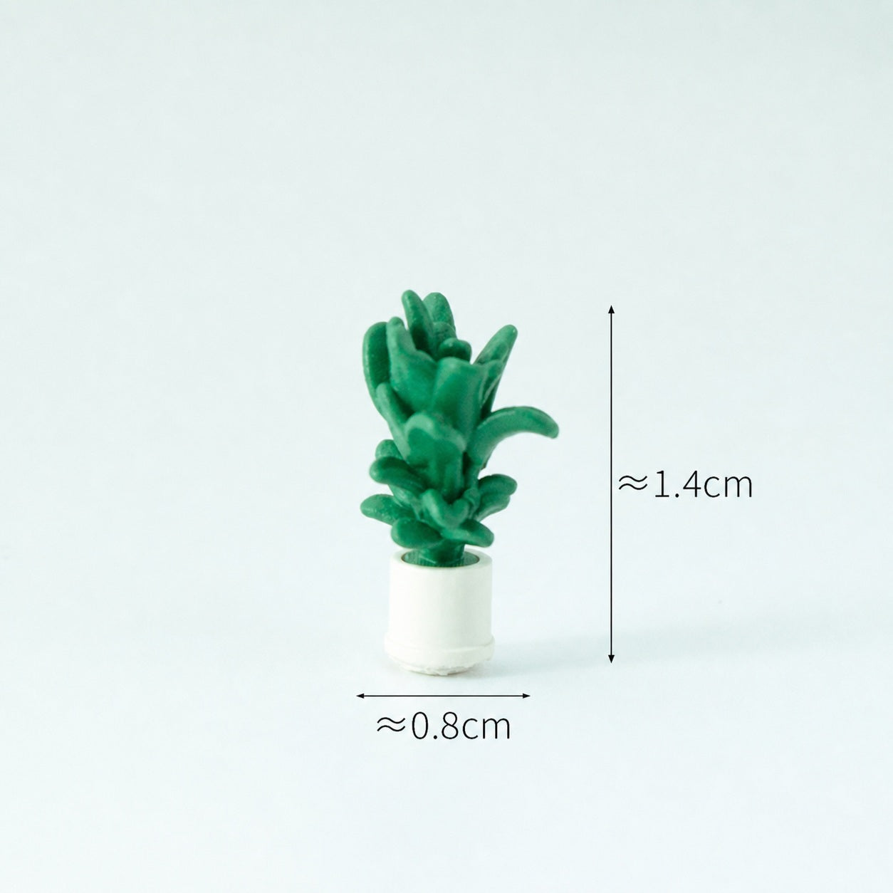 1:64 Potted Plants Miniature Diorama Prop Series - Canna Plant Diorama Prop