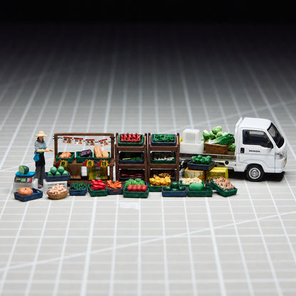 1:64 Vegetable Stall A 44-Piece Diorama Set - additional product image 2