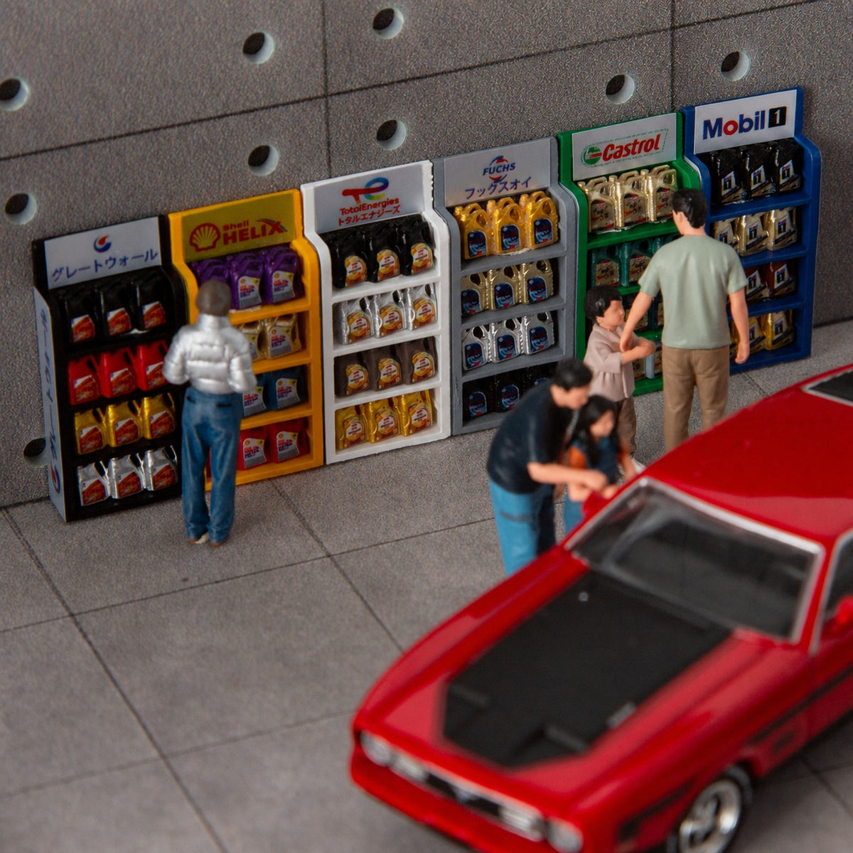 1:64 JDM Oil Rack S1 Miniature Diorama Prop Series - additional product image 9
