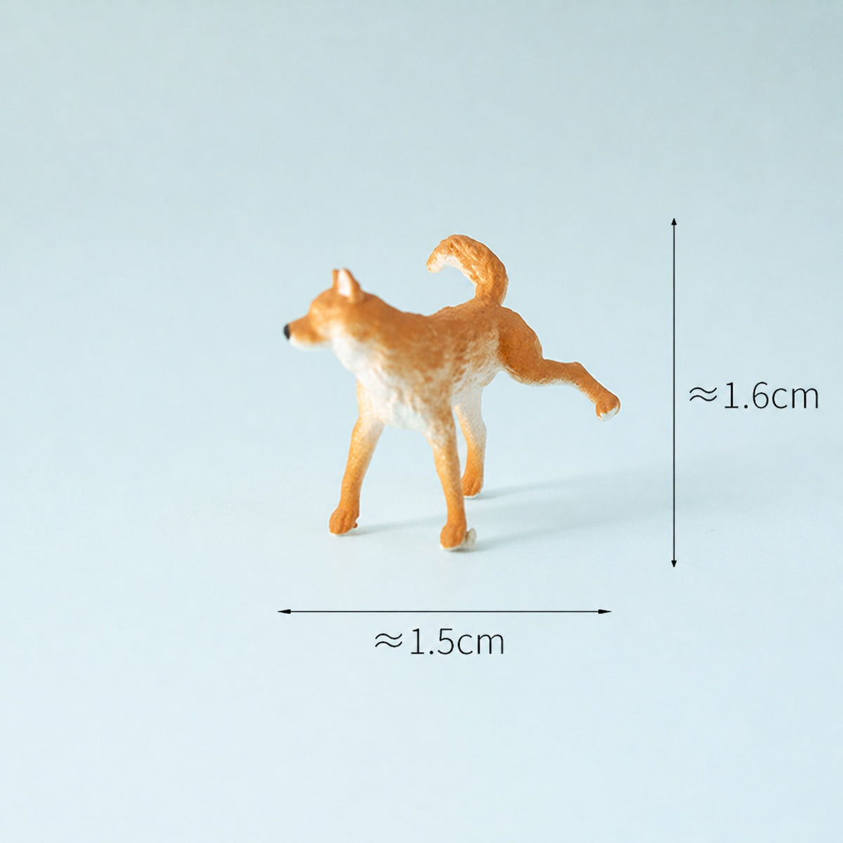 1:64 Cats & Dogs Miniature Animal Figure Series - Urinating Chinese Native Dog Figure
