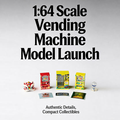 1:64 Qingdou Vending Machine Set B 3-Piece Prop Set - additional product image 2