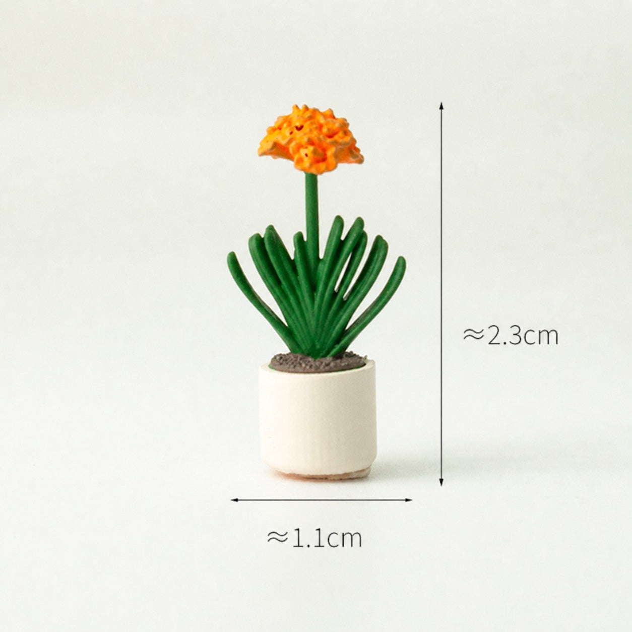 1:64 Potted Plants Miniature Diorama Prop Series - Clivia Plant Diorama Prop