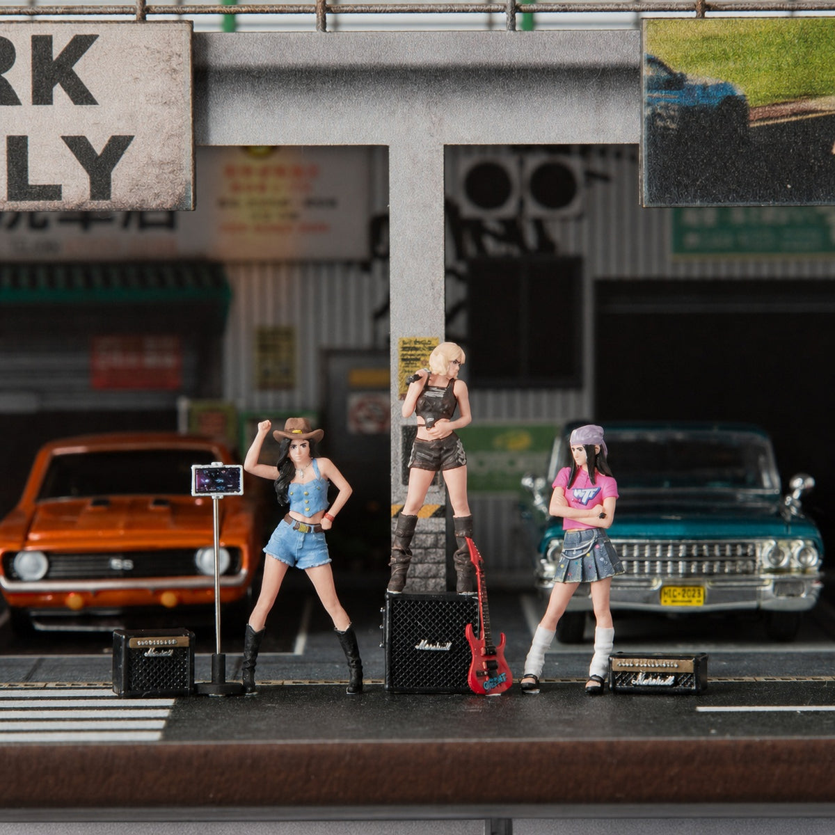 1:64 Street Livestream Girl Group Miniature Diorama Series - additional product image 7