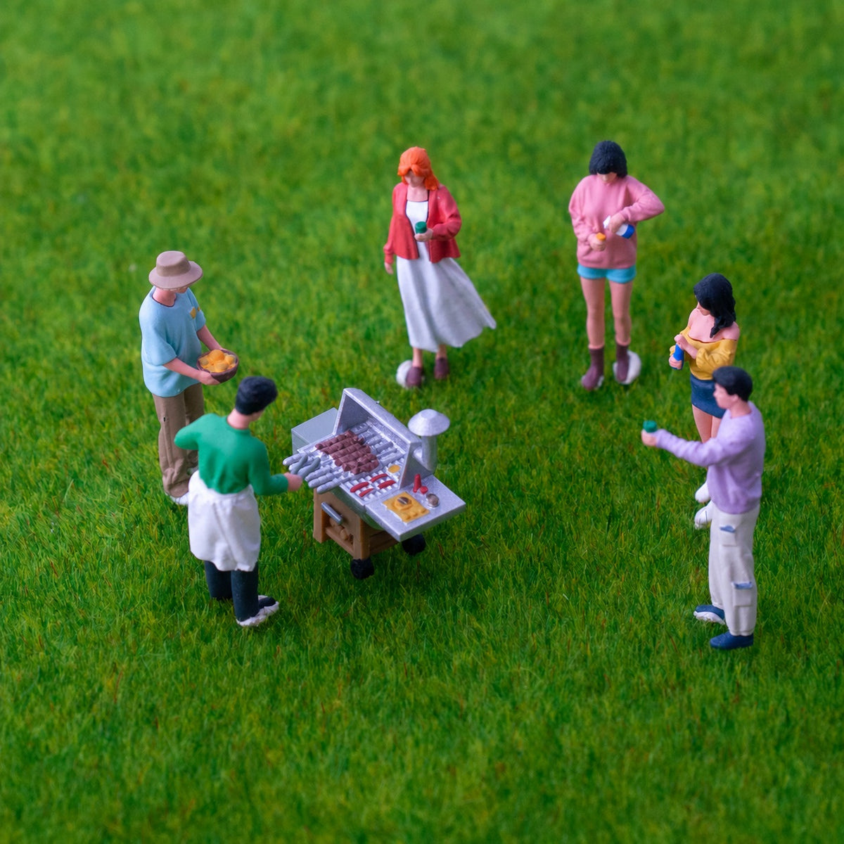 1:64 Standing Outdoor BBQ & Picnic Scene Miniature Diorama Series - additional product image 10