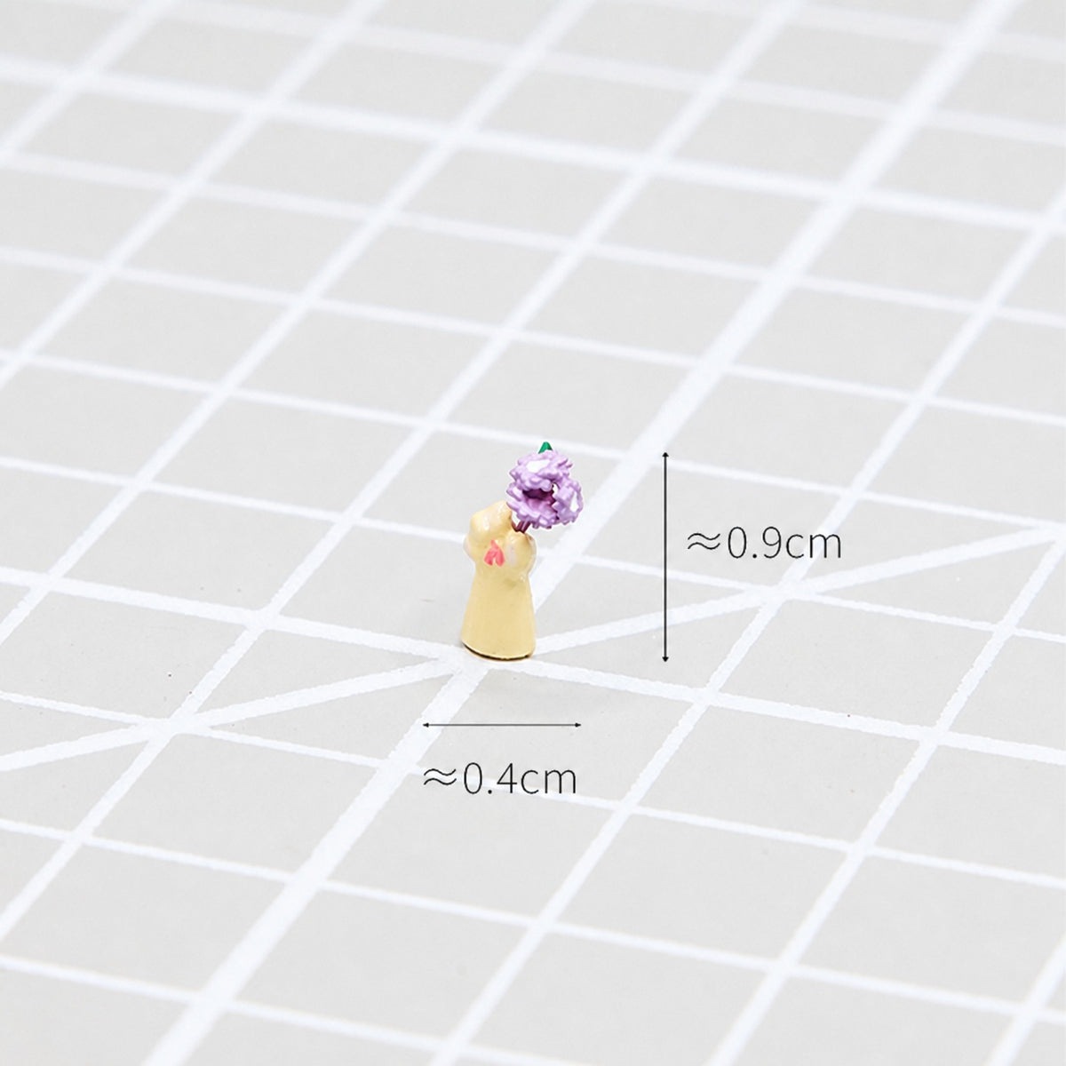 1:64 Floral Arrangement Miniature Diorama Prop Series - Cat-Paw Daisy Diorama Prop