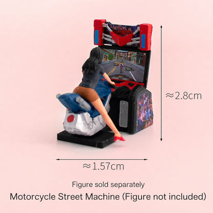1:64 Racing Arcade Miniature Diorama Series - Motorcycle Arcade Machine Diorama Prop