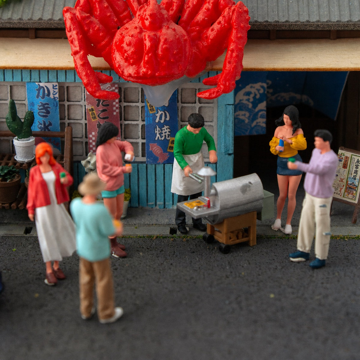 1:64 Standing Outdoor BBQ & Picnic Scene Miniature Diorama Series - additional product image 9