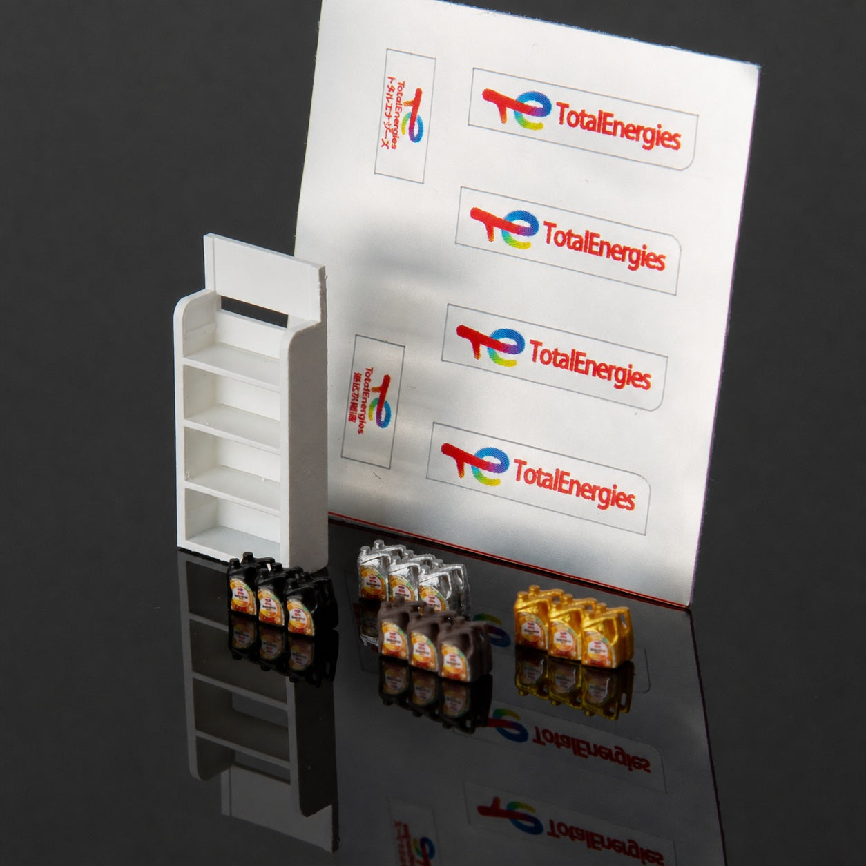 1:64 JDM Oil Rack S1 Miniature Diorama Prop Series - Fuchs Oil Rack S1 Diorama Prop