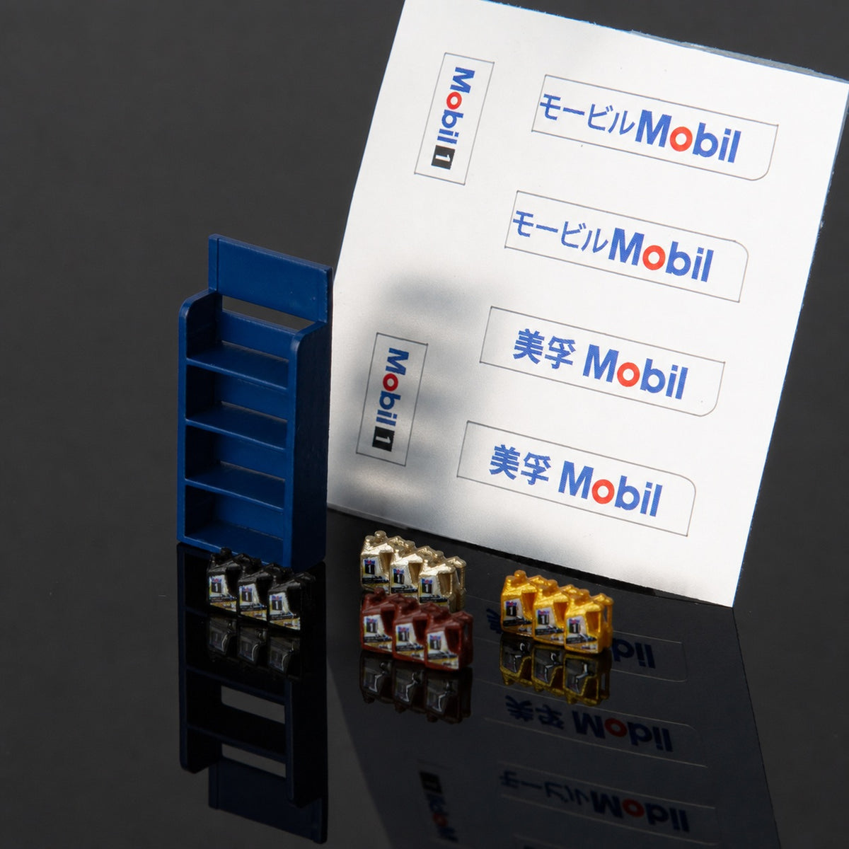 1:64 JDM Oil Rack S1 Miniature Diorama Prop Series - Great Wall Oil Rack S1 Diorama Prop