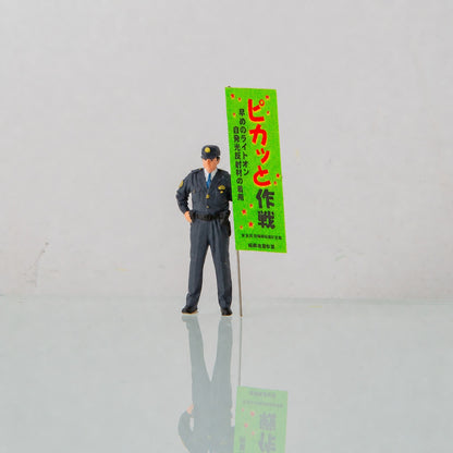 1:64 Police Chief for a Day Miniature Figure Series - On-Duty Police Officer Figure