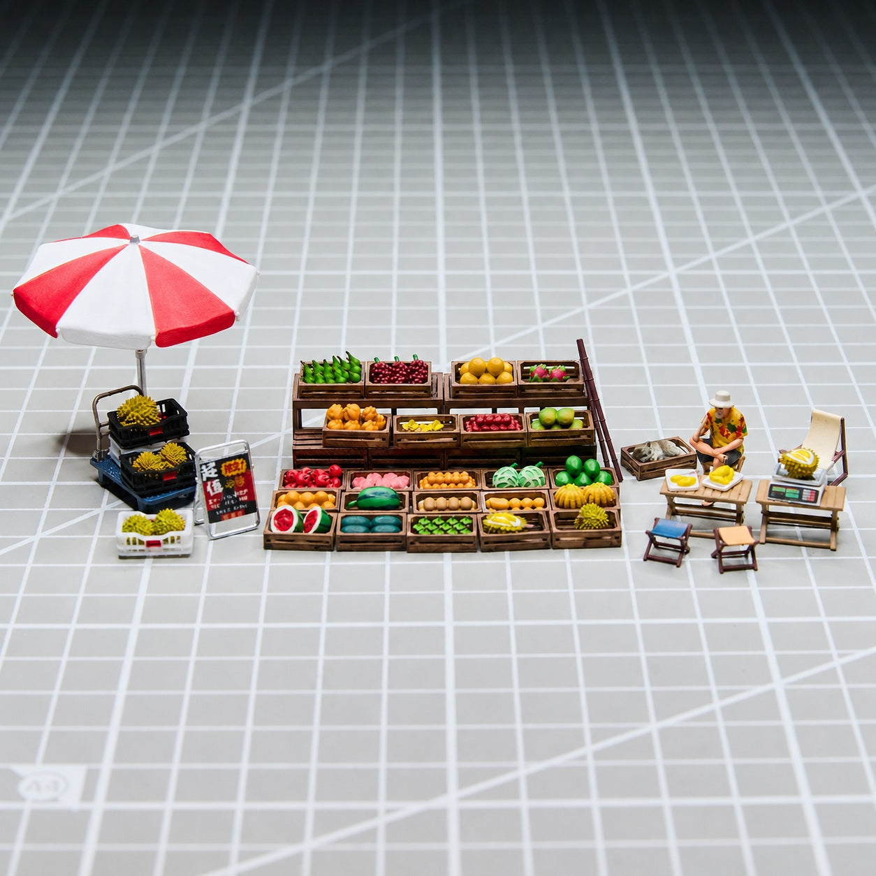 1:64 Fruit Stall Miniature Diorama Series - additional product image 3
