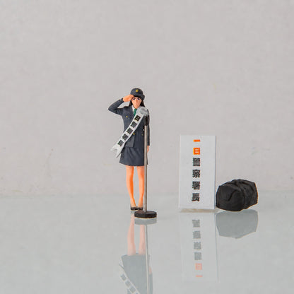 1:64 Police Chief for a Day Miniature Figure Series - Female Police Chief Figure