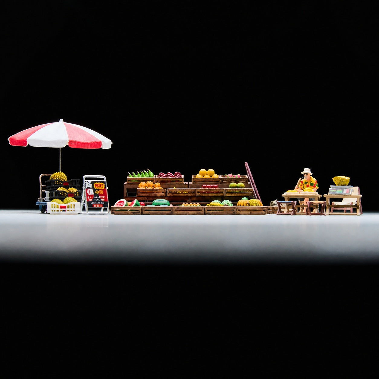 1:64 Fruit Stall Miniature Diorama Series - series gallery image