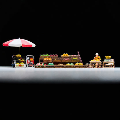 1:64 Fruit Stall Miniature Diorama Series - series gallery image