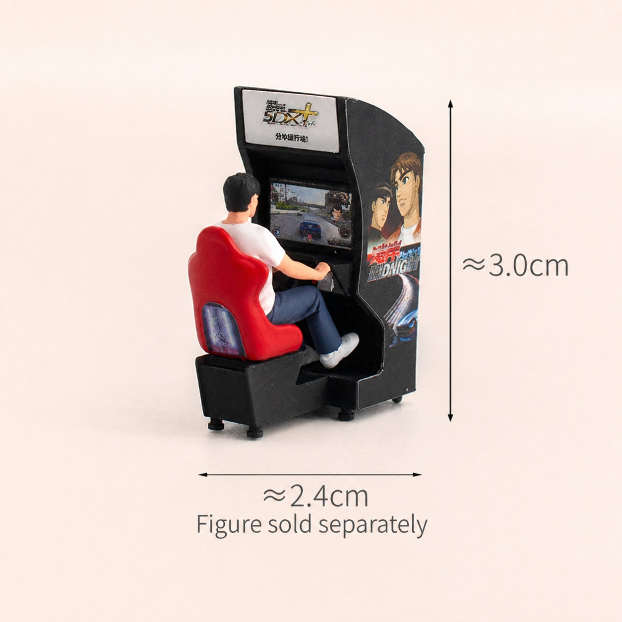 1:64 Racing Arcade Miniature Diorama Series - Wangan Racing Arcade Cabinet Diorama Prop