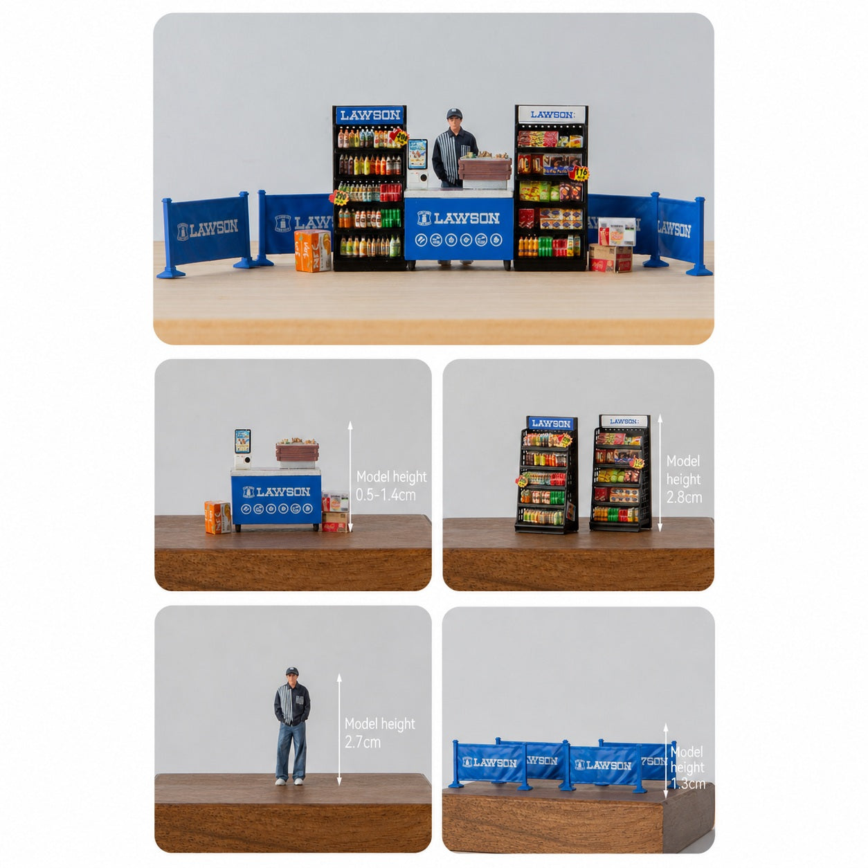 1:64 Lawson Convenience Store Outdoor Display Miniature Diorama Series - additional product image 8