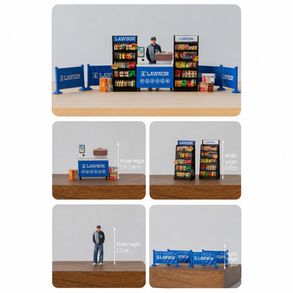 1:64 Lawson Convenience Store Outdoor Display Miniature Diorama Series - additional product image 8