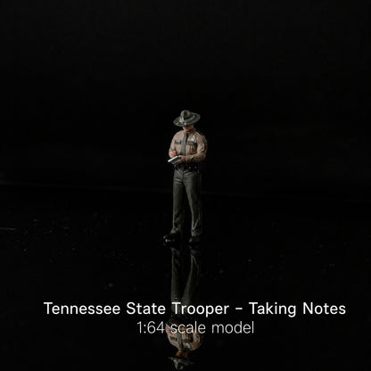 1:64 Tennessee State Police Miniature Figure Series - Tennessee State Police Record-Taking Officer Figure