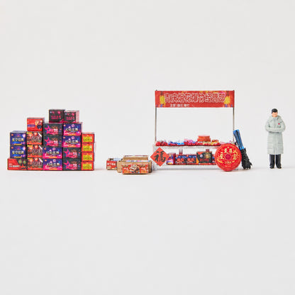 1:64 Jiqing Fireworks & Firecracker Shop Diorama Prop - additional product image 4