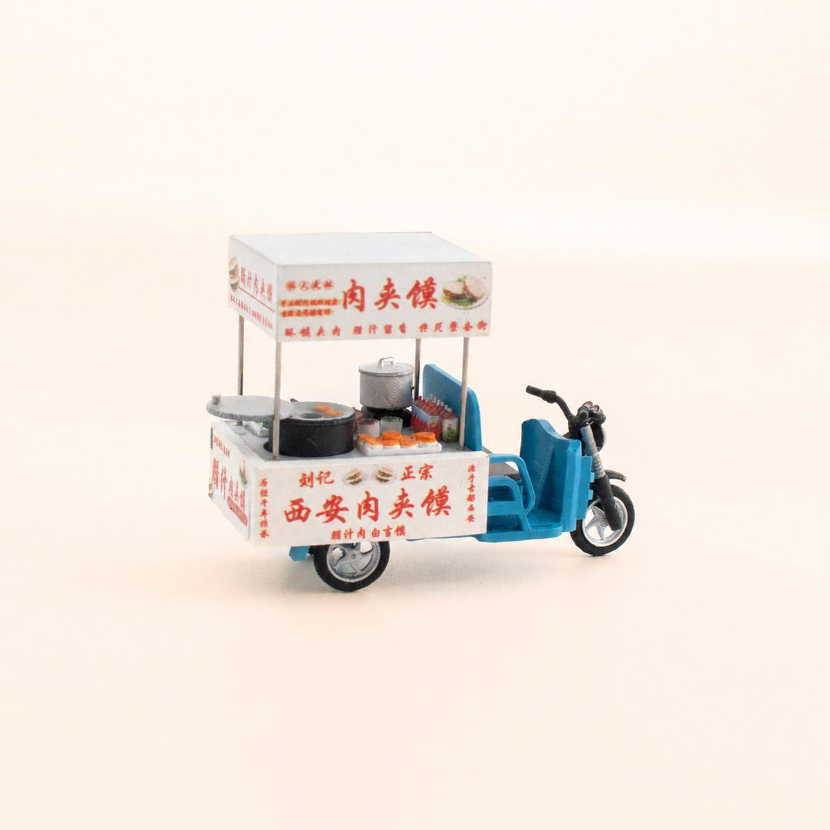 1:64 Chinese Night Market C1 Liangpi & Roujiamo Stall Set - additional product image 3