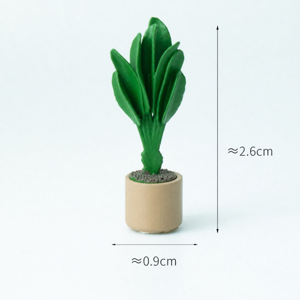 1:64 Potted Plants Miniature Diorama Prop Series - Traveler's Palm Plant Diorama Prop