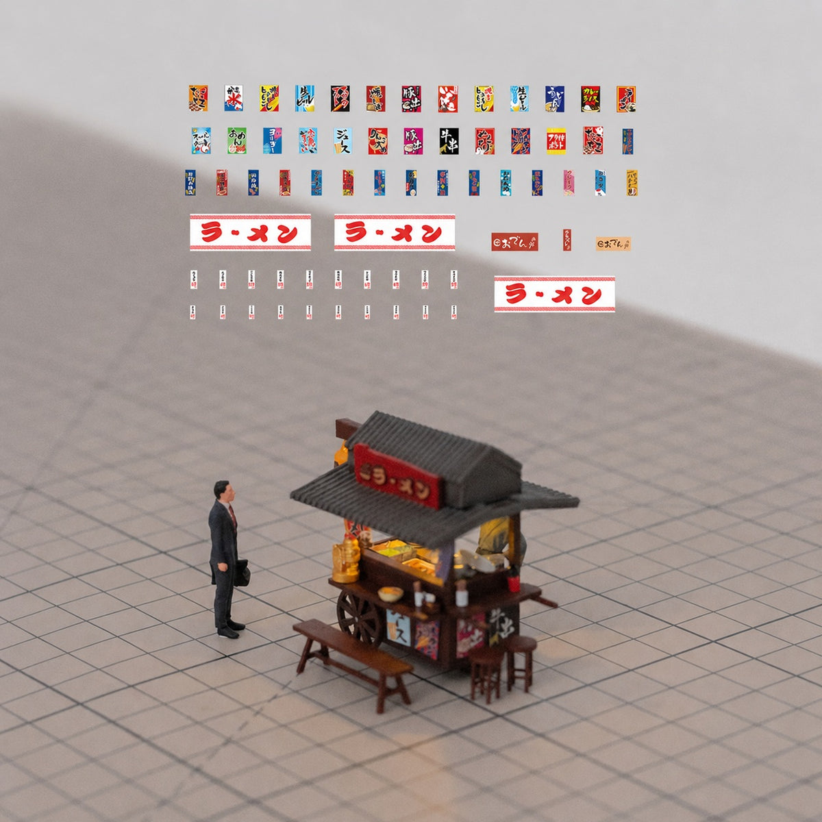1:64 Japanese Ramen Stall Miniature Diorama Series - additional product image 2