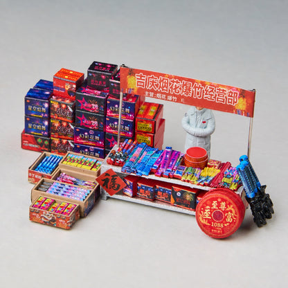 1:64 Jiqing Fireworks & Firecracker Shop Diorama Prop - additional product image 5