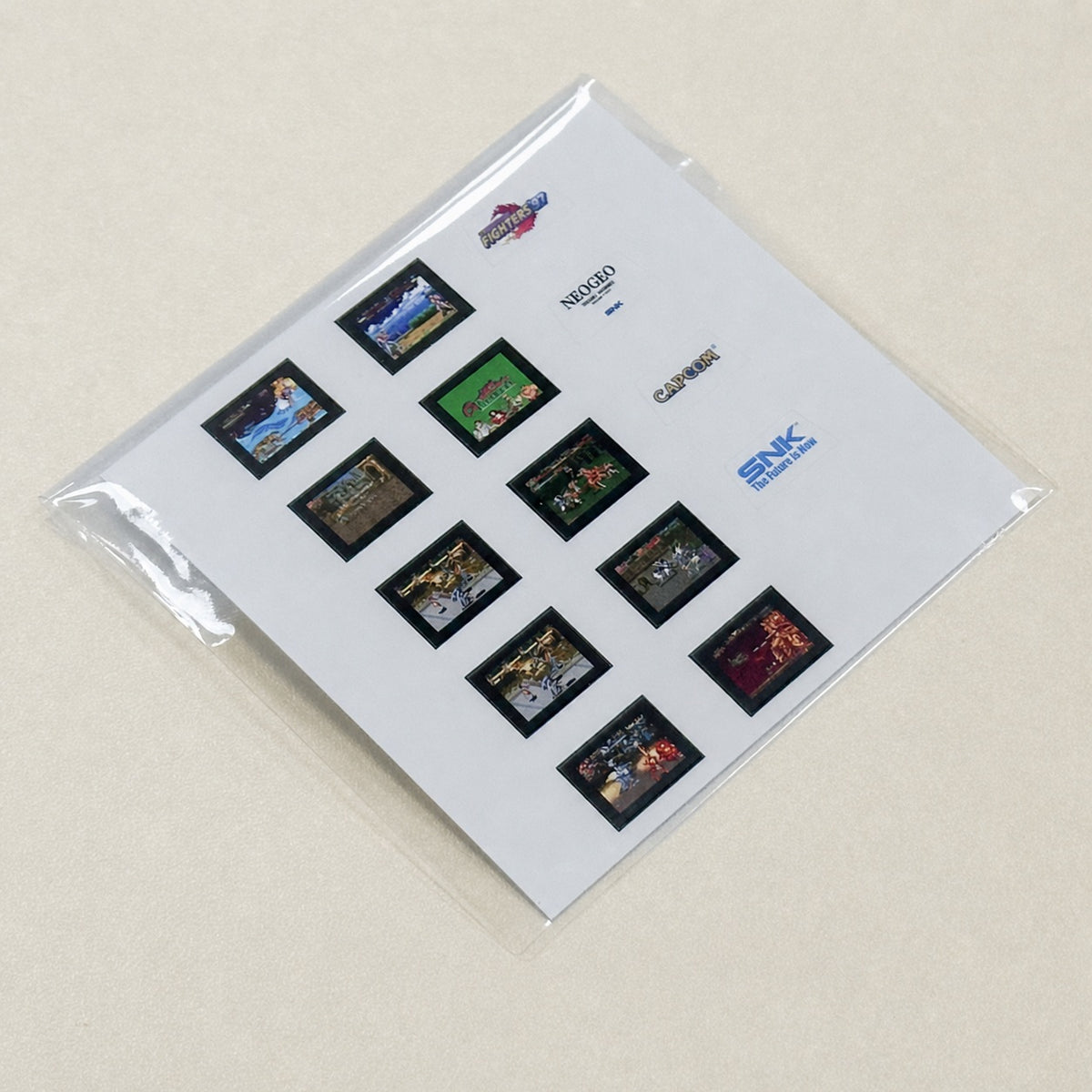 1:64 Arcade Series B Miniature Diorama Collection - Arcade Series B Sticker Set